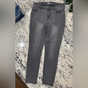 Old Navy Super Skinny Gray Washed Jeans size 10